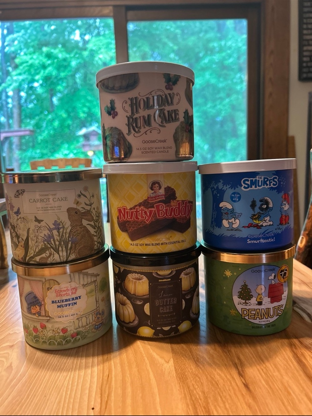 Goose Creek lot of 9 full size 3-wick candles rare & limited editions